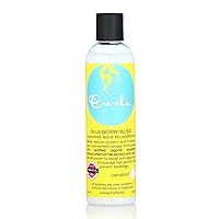 Curls Blueberry Bliss Reparative Leave In Conditioner - Repair Damage and Prevent Breakage - Encourage Hair Growth - For Wavy, Curly, and Coily Hair Types 8 oz
