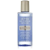 Neutrogena Gentle Oil-Free Eye Makeup Remover & Cleanser for Sensitive Eyes, Non-Greasy Makeup Remover, Removes Waterproof Mascara, Dermatologist & Ophthalmologist Tested, 5.5 fl. oz ( Pack of 3)