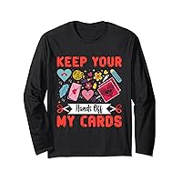 Craft Cardmaking Crafting Funny Hobby Scrapbooking Long Sleeve T-Shirt