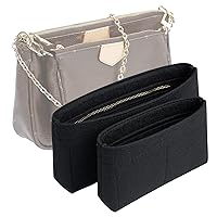 Purse Organizer for LV Large Liner Compatible with Pochette Accessories  Pouch Inside Insert 3039-Beige