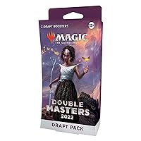 Magic: The Gathering Double Masters 2022 3-Booster Draft Pack | 48 Magic Cards