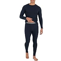 Fruit of the Loom Men's Recycled Waffle Thermal Underwear Set (Top and Bottom)
