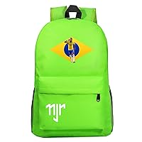 BOLAKE Classic Neymar Printed Rucksack Durable Travel Daypack-Lightweight Students Knapsack Casual Bookbag for Daily Life