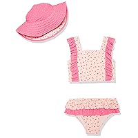 Jessica Simpson Girls' Two Piece Bikini Swimsuit