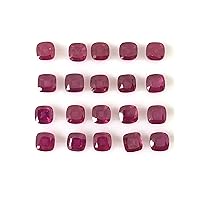 Luster Red Ruby Cushion Shape Cut Faceted Size 3mm, 4mm, 5mm, 6mm, 7mm, 8mm, 9mm, 10mm, 11mm, 12mm AAA Quality All Matching Loose Gemstone Give Your Jewelry Fabulous Look, Price For 1 Piece