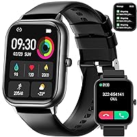 Smart Watch Full Touch Smart Watches for Android iOS Phones Compatible (Answer/Make Call) Smart Fitness Tracker Watch for Women Man IP67 Waterproof Smartwatch with Sleep/Heart Rate/Blood Oxygen/Step