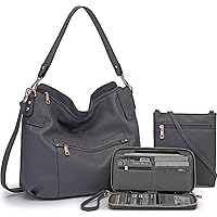 Large Crossbody Bags Ladies Shoulder Handbags Purse and Wallet Set for Women Totes Hobo Purses
