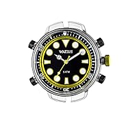 Watx&Colors XXL scubax Mens Analog Quartz Watch with Rubber Bracelet RWA5703