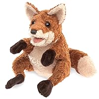 Folkmanis Crafty Fox Hand Puppet, Red-Brown/Light Tan