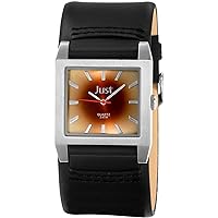 Just Watches Men's Quartz Watch 48-S2524G-BR-SL with Leather Strap