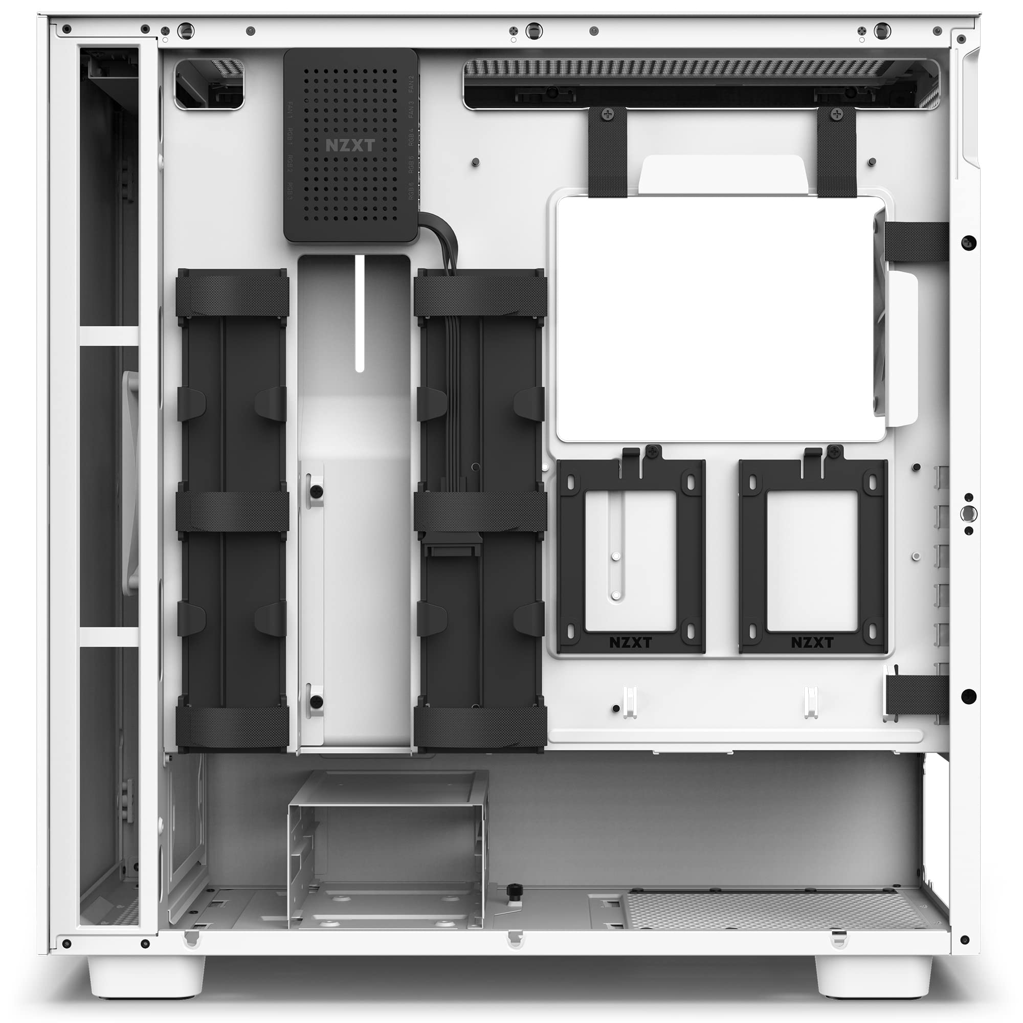 NZXT RGB & Fan Controller - AC-CRFR0-B1-6 RGB Lighting Channels - 3 Fan Channels - RGB Lighting Customization - Black