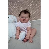 TERABITHIA 20 Inches Realistic Smiling Reborn Baby Doll Lifelike Newborn Girl Dolls Crafted in Soft Vinyl and Weighted Body, My Little Sweetheart