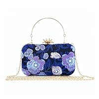 Lanpet Women's Embroidery Beaded Clutch Evening Bags Vintage Purses for Formal Party Wedding