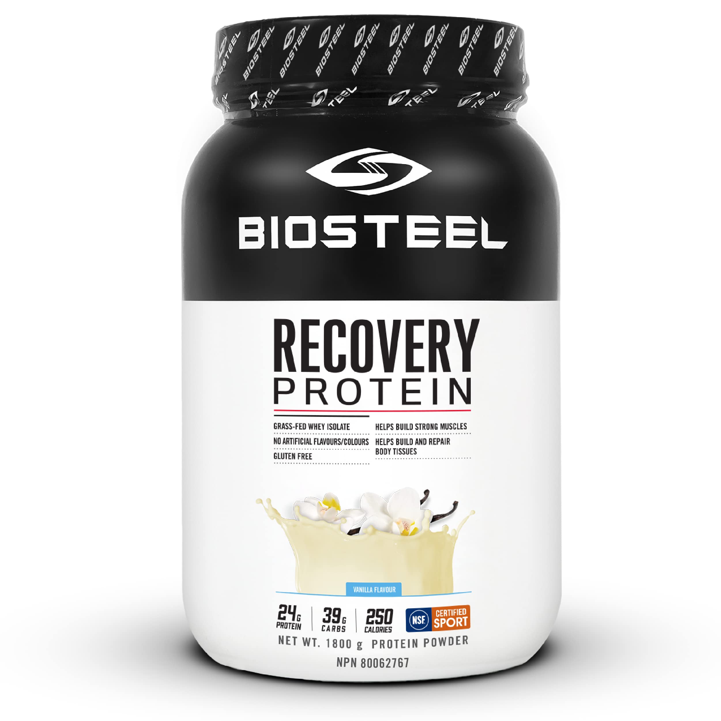 BIOSTEEL Recovery Protein Plus Vanilla, 1800 GR