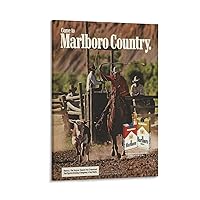BAZZI Marlboros Poster Cigarettes Poster Vintage Poster 10 Canvas Poster Bedroom Decor Office Room Decor Gift Frame-style 12x18inch(30x45cm)