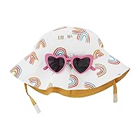Mud Pie Baby Girl Hat & Sunglasses Set