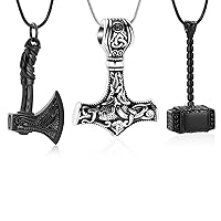 Thor Axe Cremation Jewelry for Ashes for Women Men Viking Jewelry Memorial Pendant Urn Necklace for Loved One Ashes Holder
