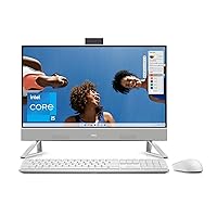 Dell Inspiron 5420 All in One Desktop - 23.8-inch FHD 60 Hz Display, Core i5-1335U, 16GB DDR4 RAM, 1TB SSD, Intel Iris Xe Graphics, Windows 11 Home, 1 Year Premium Support - White Dell Inspiron 5420 All in One Desktop - 23.8-inch FHD 60 Hz Display, Core i5-1335U, 16GB DDR4 RAM, 1TB SSD, Intel Iris Xe Graphics, Windows 11 Home, 1 Year Premium Support - White