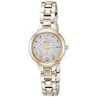 Seiko SSVW184 Women's Wristwatch, Silver, Dial: Frozen White, Bracelet Type