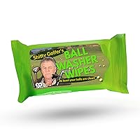 Sh*tty Golfer’s Ball Washer Wipes - Funny Golf Gag Idea Novelty Moist Wipes for Men Women Disposable Pocket Accessories Travel Size