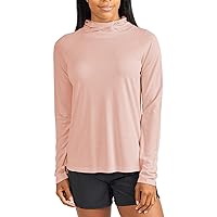 Free Fly Women's Lightweight Hoodie - UPF 40+ Sun Protection Moisture Wicking, Breathable Bamboo Viscose Outdoor Shirt