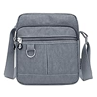 IQYU Shoulder Bags Men's Business Casual Nylon Purse Handbag Shoulder Bag Waterproof Shoulder Bag Handbag for Women Full Body Blanket with Sleeves and Pockets