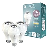 LED+ Speaker Light Bulbs, Bluetooth Speaker with Remote, 9W, Soft White, A21 (3 Pack)