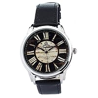 ZIZ Orange It Doesn't Matter, I'm Always Late Watch, Unisex Wrist Watch Watch with Leather Band