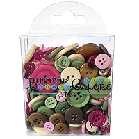Buttons Galore Rose Garden Craft & Sewing Buttons - 150+ Buttons