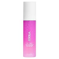 COOLA Organic Rewakening Rosewater Mist Face Spray, Dermatologist Tested Skin Barrier Protection with Ginseng & Green Tea Extract, Vegan and Gluten Free, 1.7 Fl Oz