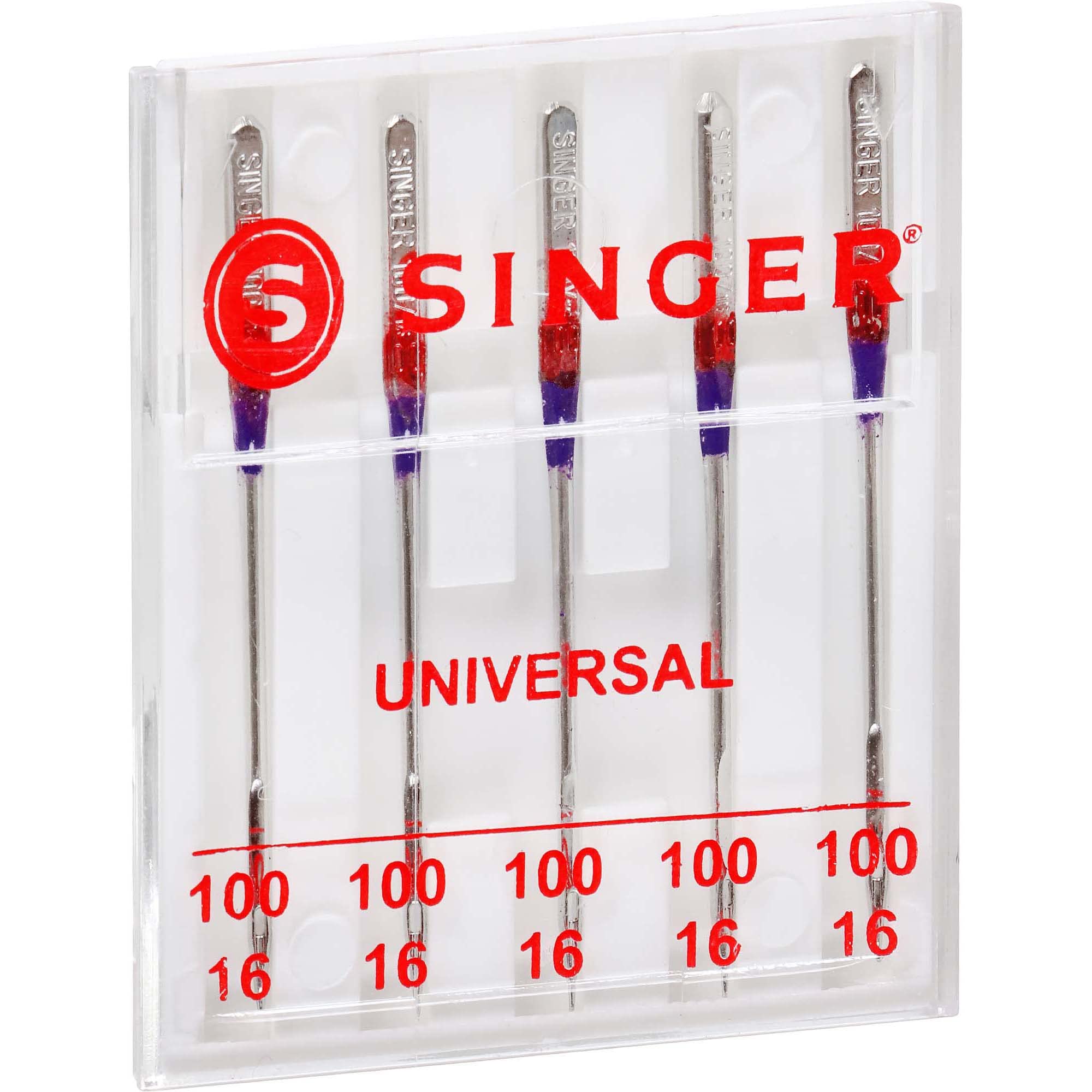 SINGER Heavy Duty Sewing Machine Needles, Size 100/16 - 5 Count