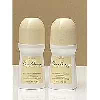 Antiperspirant Deodorants Roll On FAR Away by Avon 2.6oz (2 Pack) (2)