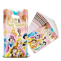 30 PC Princess Gift Bags Princess Party Supplies Girl Birthday Party Snack Bag Decor