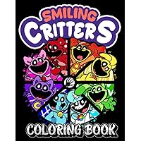 smiling critters coloring book: Encourage Creativity with One-Sided JUMBO Coloring Pages for Children Kids Boys Girls Ages 2-4 4-8 6-12 8-12
