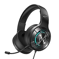 Edifier Hecate G30 II Wired Gaming Headset, 7.1 Virtual Surround Sound Gaming Headphones with Detachable Noise Cancelling Microphone for PC/MAC/PS4/PS5, RGB Lighting