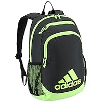 adidas Young Creator backpack, Carbon Grey/Signal Green, One Size
