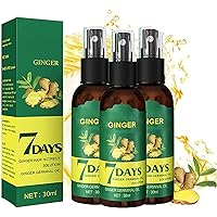 7 Day Ginger Germinal Serum Essence Oil Loss Treatment Growth Hair,Ginger Germinal Oil, Ginger Hair Growth Spray(3 PCS)