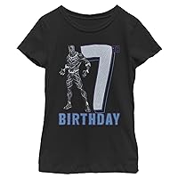 Marvel Girl's Panther Birthday T-Shirt