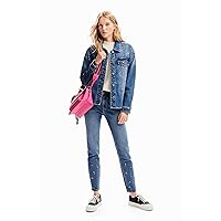 Desigual Women's Push-Up Floral Skinny Jeans