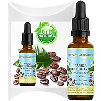 ARABICA COFFEE BEAN OIL Brazilian. 100% Pure/Roasted/Premium Quality with incredible Coffee Aroma. For FACE, BODY, HANDS, FEET, NAILS & HAIR and LIP CARE. (0.33 Fl. oz. - 10 ml.)
