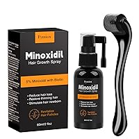 Minoxidil for Men and Women Hair Growth,5% Minoxidil for Men Beard Growth,Hair Regrowth Treatment for Thinning Hair and Hair Loss, Hair Growth Oil for Women (Fl Oz, 2)