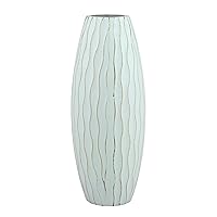 Stonebriar Small Vase, 10 Inch, Light Blue