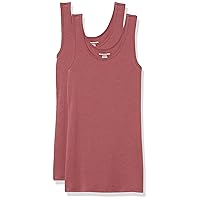 Amazon Essentials Women's Slim-Fit Tank, Pack of 2