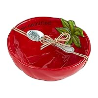 Mud Pie Fiesta Dip Bowl Set, Tomato, 5