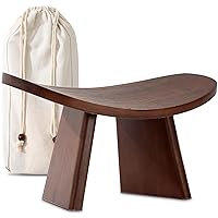 Meditation Bench, Ergonomic Meditation Chair, Wood Meditation Stool, Perfect for Deeper & Longer Meditation