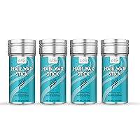 Hair Wax Stick, (2.7 oz) - Gain Flexible Holds | Uni-Sex Formula, Wax Stick for Hair & Compatible with Wigs - Gain Enhance Detailed Styles (4-Pack (10.8 oz))