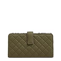 Vera Bradley Cotton Finley Wallet with RFID Protection, Climbing Ivy Green