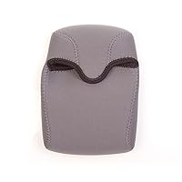 OP/TECH USA Bino Porro Soft Pouch - Padded Binocular Case, Medium (Steel)