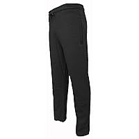 Kapray Clothing Mens Open Hem Jogging Bottoms Sweatpants Athletic Gym S-2XL Elasticated