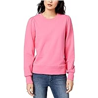 Womens Blouson-Sleeve Sweatshirt
